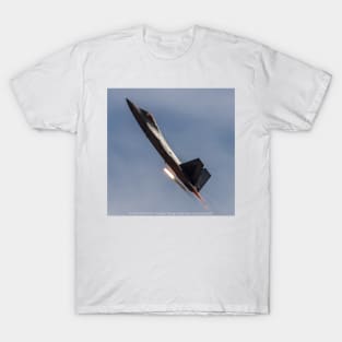 F-22 Raptor Afterburner With Flare T-Shirt